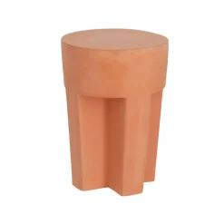 Discount Kave Home Outdoor Bijzettafel Vilena Ø33cm Roestbruin