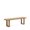 Online Kave Home Outdoor Eetkamerbank Canadell Teakhout