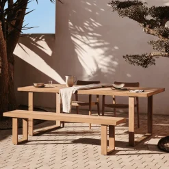 Kave Home Outdoor Eettafel Canadell hout Teak