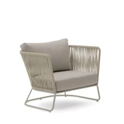Kave Home Outdoor Fauteuil Saconca Gevlochten touw