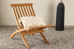 Online Nohr Outdoor Loungestoel Amberia Teakhout Naturel