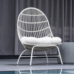 Discount Nohr Outdoor Loungestoel Shariece Wicker Beige