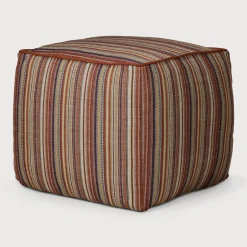 Clearance Ethnicraft Outdoor Poef Zahara Stripe
