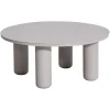 Clearance Richmond Interiors Outdoor Salontafel Quinn 86cm, kleur Beige