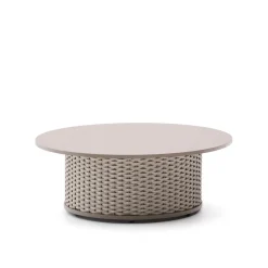Clearance Kave Home Outdoor Salontafel Sedalis Aluminium en touw, 99cm