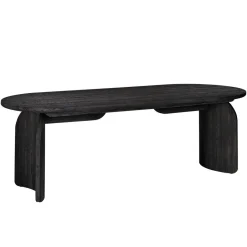 Hot Richmond Interiors Ovale Eettafel Fairmont Eiken, kleur Coffee Dark