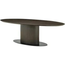 New Richmond Interiors Ovale Eettafel Gordon Eiken, kleur Bruin