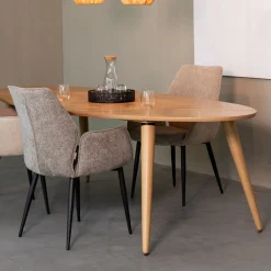 Clearance LABEL51 Ovale Eettafel Ines Eiken Naturel
