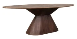 Hot LABEL51 Ovale Eettafel Jagger Mangohout Espresso