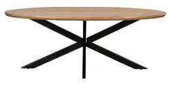 Discount Livingfurn Ovale Eettafel Jesper Mangohout