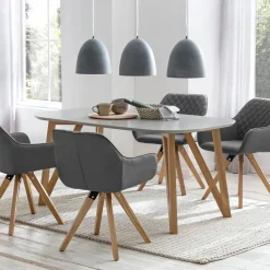Hot Artistiq Living Ovale Eettafel Ravi kleur Grijs