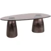 Discount Richmond Interiors Ovale Salontafel Hayden Glas, 128 x 69cm