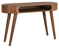 Clearance LABEL51 Ovale Sidetable Bella Naturel Smooth Mangohout, 120cm Nature Smooth