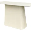 Sohome Ovale Sidetable Puck Mangohout, 140cm, kleur Ivoor