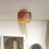 Hot GOOD&MOJO Plafondlamp Bhutan Bamboe, kleur Naturel/Zwart