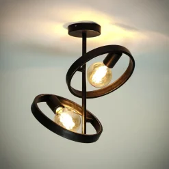 Best LifestyleFurn Plafondlamp Homer 2-lamps