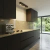 Clearance LifestyleFurn Plafondlamp Letonya 3-lamps, 75cm, kleur Sienna Bruin