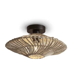 GOOD&MOJO Plafondlamp Zanzibar Rotan, 40cm