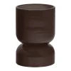 Clearance WOOOD Plantenpot Toval Ø28cm, kleur Paars/Bruin