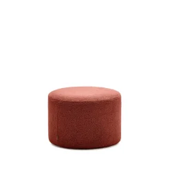 New Kave Home Poef Kaeli Bouclé, 60cm