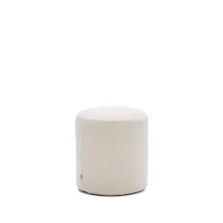 Online Kave Home Poef Kaeli Bouclé, 43cm