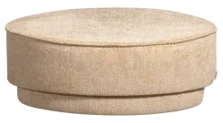 Hot vtwonen Poef Pearl Chenille, 80cm, kleur Naturel