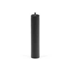 Outlet Kave Home Poot Lyx t.b.v. Lattenbodem Talo, kleur Antraciet Donkergrijs