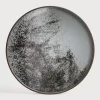 Online Ethnicraft Rond Dienblad Aged kleur Clear