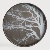 Online Ethnicraft Rond Dienblad White Tree 61cm, kleur Wit