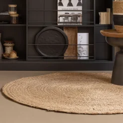 Best WOOOD Rond Vloerkleed Ross 150cm Naturel