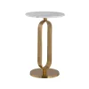 New Richmond Interiors Ronde Bijzettafel Celine Marmer, 40cm