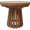 Outlet Livingfurn Ronde Bijzettafel Cindo Teakhout, 50cm