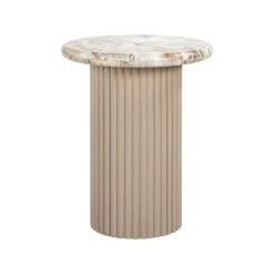 New Richmond Interiors Ronde Bijzettafel Coronel Marmer, 50cm