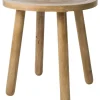 Clearance Zuiver Ronde Bijzettafel Dendron Mangohout