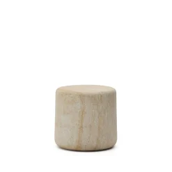 Clearance Kave Home Ronde Bijzettafel Drasi Travertinlook
