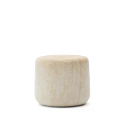 Clearance Kave Home Ronde Bijzettafel Drasi Travertinlook