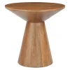 New Artistiq Living Ronde Bijzettafel Elicia Mangohout, 60cm