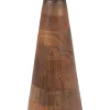 Hot Zuiver Ronde Bijzettafel Floss Acaciahout, 28cm, kleur Walnoot
