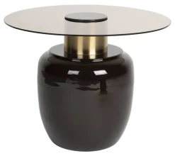 Sale ZILT Ronde Bijzettafel Freddy Glas