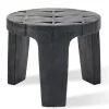 Hot Jesper Home Ronde Bijzettafel Kartano Gebrand hout, 56cm
