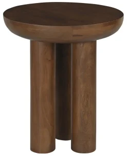Discount Artistiq Living Ronde Bijzettafel Leighanna Mangohout, 50cm
