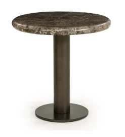 Clearance Eleonora Ronde Bijzettafel Luigi Marmer, 45cm