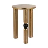 Discount Richmond Interiors Ronde Bijzettafel Marshall 38cm, kleur Goud