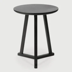 Online Ethnicraft Ronde Bijzettafel Tripod Hout, 46cm