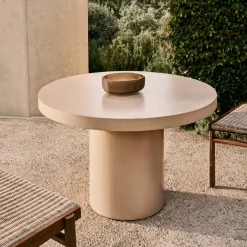Best Kave Home Ronde Eettafel Aiguablava Beton, 120cm