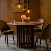 Best Dutchbone Ronde Eettafel Barlet Walnoot, 120cm