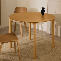 Sale Kave Home Ronde Eettafel Indara Essen en rubberhout, 110cm Naturel