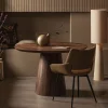 Sale WOOOD Ronde Eettafel Limit Mangohout, 130cm, kleur walnoot