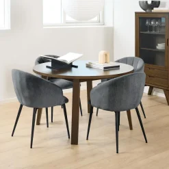 New Bendt Ronde Eettafel Mads Eiken, 120cm Bruin