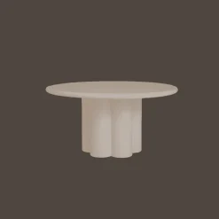 Discount Tower Living Ronde Eettafel Melzo kleur Beige